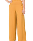 Zenana Smocked Waistband Lounge Pant - My Pampered Life Seattle