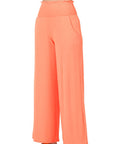 Zenana Smocked Waistband Lounge Pant - Online Only