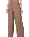 Zenana Smocked Waistband Lounge Pant - My Pampered Life Seattle