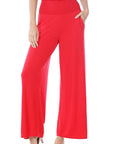 Zenana Smocked Waistband Lounge Pant - Online Only