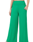 Zenana Smocked Waistband Lounge Pant - My Pampered Life Seattle