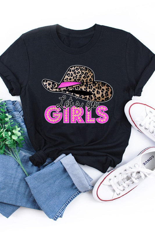 Unisex Fit Short Sleeve Graphic Lets Go Girls T-Shirt - Online Only