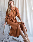 Jade by Jane Plus Button Down Shirt Dress