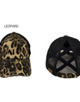 C.C Multi Level Crisscross Pony Cap