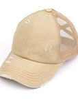 C.C Multi Level Crisscross Pony Cap