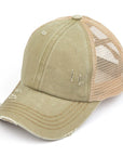 C.C Multi Level Crisscross Pony Cap