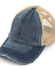 C.C Multi Level Crisscross Pony Cap