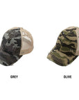 Camo Crisscross Pony Hat