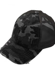 Camo Crisscross Pony Hat