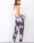 Plus Floral Drawstring Jogger