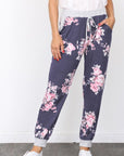 Plus Floral Drawstring Jogger