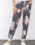 Plus Floral Drawstring Jogger