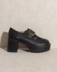 Oasis Society Sarah - Buckled Platform Loafers