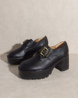 Oasis Society Sarah - Buckled Platform Loafers