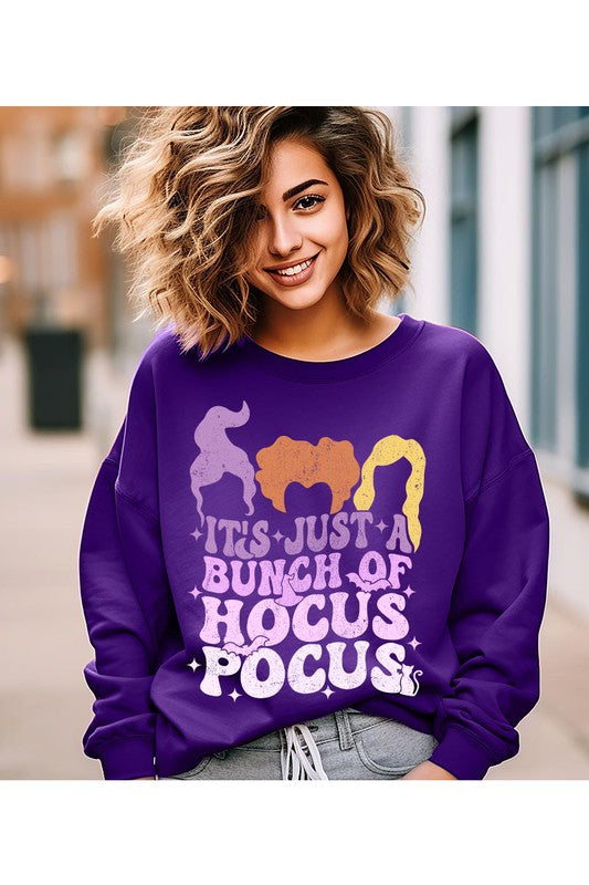 Just a Bunch of Hocus Pocus Graphic Unisex Sweatshirt - Online Only