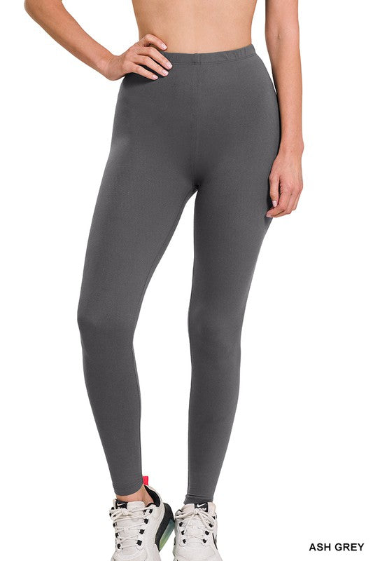 Zenana Premium Microfiber Full Length Leggings