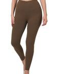 Zenana Premium Microfiber Full Length Leggings - My Pampered Life Seattle