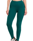 Zenana Premium Microfiber Full Length Leggings - My Pampered Life Seattle