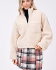 Emory Park Sherpa Jacket with Front Pockets