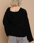 POL Twisted Crop Knit Sweater - Online Only