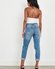 High Waisted Boyfriend Jeans - Online Only