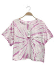 Fabina Twist Cotton Tie Dye Tee