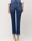 Flying Monkey Distressed Double Cuffed Mom Jean - Online Only - My Pampered Life Seattle