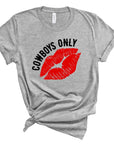 Cowboys Only with Lips softstyle Tee