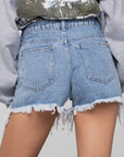 Denim Lab USA Rhinestone Denim Shorts