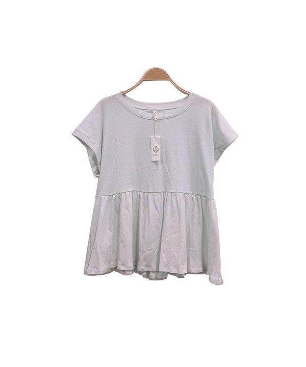 Fabina Babydoll Crop T-Shirt