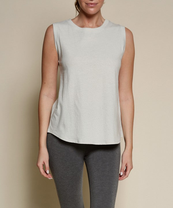 Fabina Recylced Cotton Muscle Tank