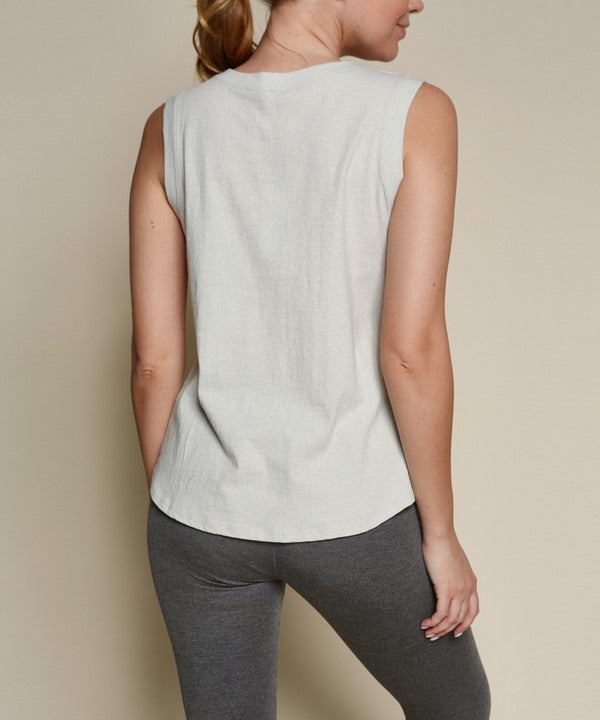 Fabina Recylced Cotton Muscle Tank