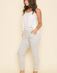 Stripe Drawstring Jogger