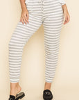 Stripe Drawstring Jogger