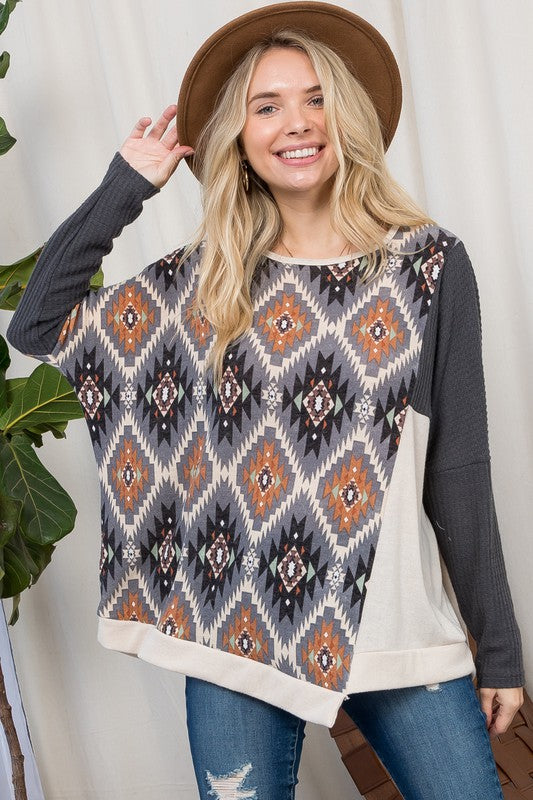 e Luna Cozy Mix and Match Top