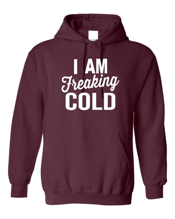 Plus Size I Am Freaking Cold Softstyle Hoodie