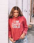 Plus Size I Am Freaking Cold Softstyle Hoodie