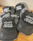 Mama Needs a Drink Embroidered Trucker