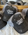 Mama Needs a Drink Embroidered Trucker