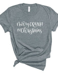 PLUS Merry Drunk I'm Christmas  Crew Neck Tee