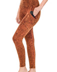 Zenana Mineral Washed Full Length Leggings - Online Only