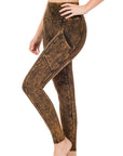 Zenana Mineral Washed Full Length Leggings - My Pampered Life Seattle