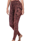 Zenana Mineral Washed Full Length Leggings - Online Only