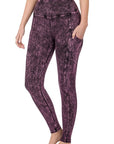 Zenana Mineral Washed Full Length Leggings - Online Only