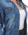 Women's Fashion Denim Jacket by Claude