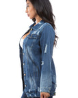 Women's Fashion Denim Jacket by Claude