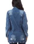 Women's Fashion Denim Jacket by Claude