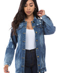 Women's Fashion Denim Jacket by Claude