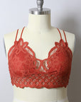 XL Padded Crochet Lace Longline Bralette