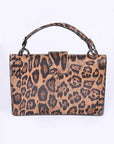 2 In 1 Leopard Print Cleared Bag Set